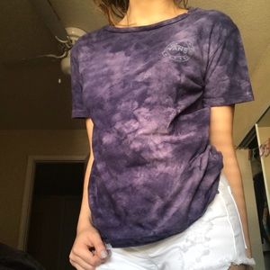 Vans Purple Tie Dye Top
